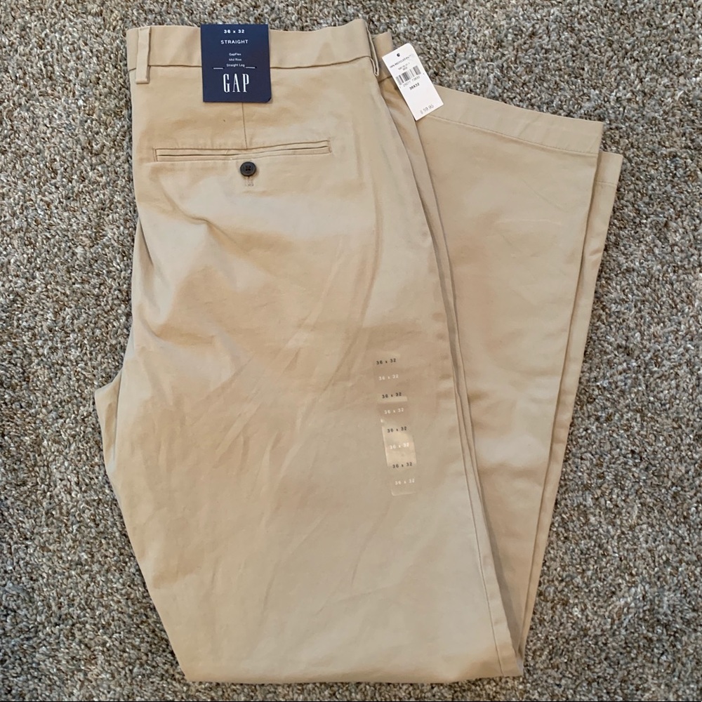 Gap Straight Leg Khakis 36x32